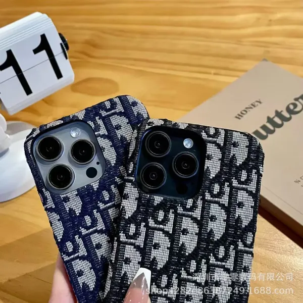 Dior Oblique Monogram Black and White Phone Case - 7