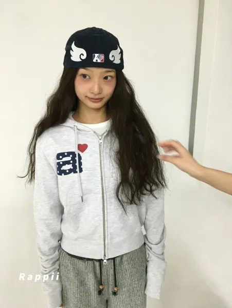 Comme des Garçons Play Polka Dot Heart Hoodie Navy - 37