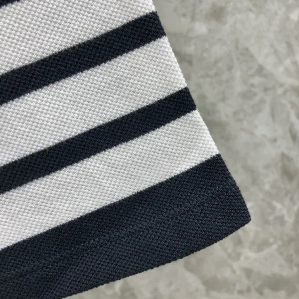 Thom Browne 4-Bar Stripe Ribbed T-Shirt Burgundy - 51