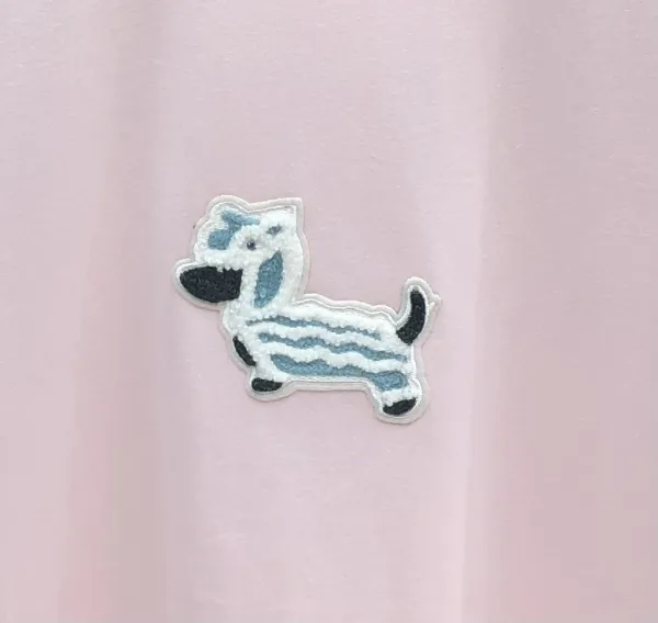 Thom Browne Pink Dog Embroidered T-Shirt - 31