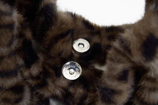 Imposter London Leopard Faux Fur Hobo Bag - 16