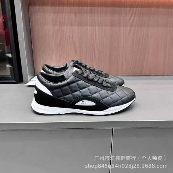 Dior B23 Quilted Leather Sneakers Black/White - 17