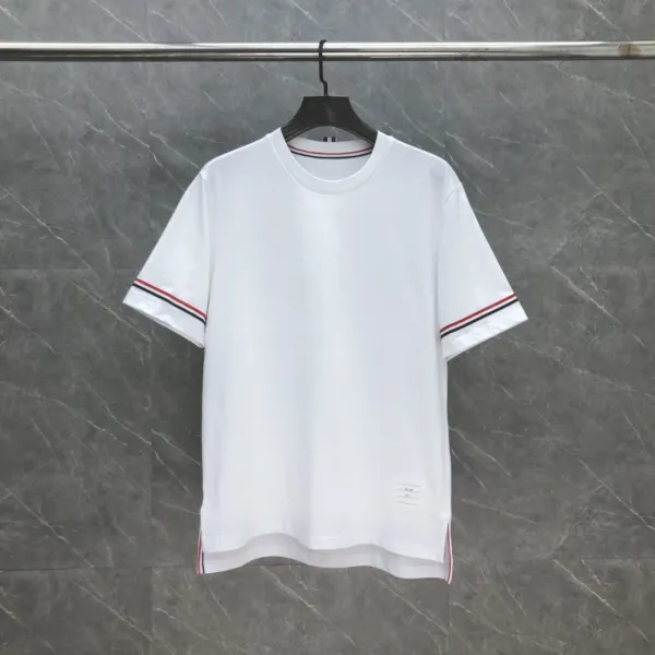 Thom Browne Classic Four-Bar Stripe Navy T-Shirt - 33