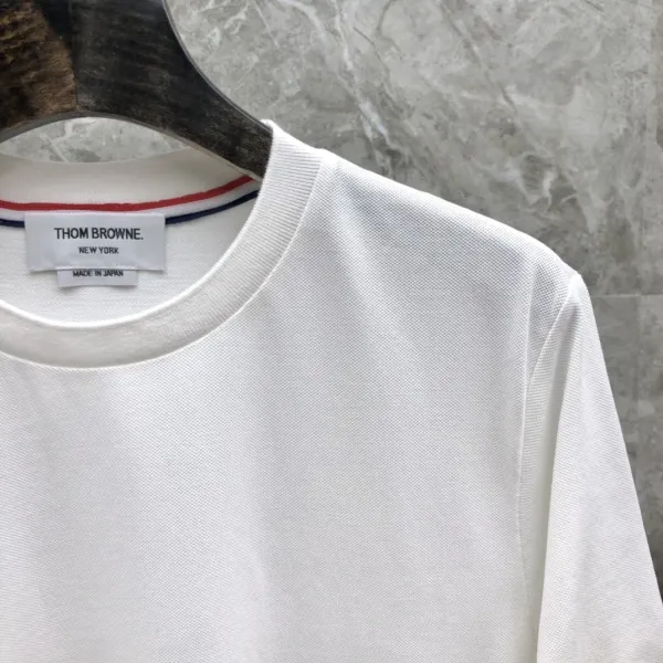 Thom Browne 4-Bar Stripe Navy T-Shirt - 13