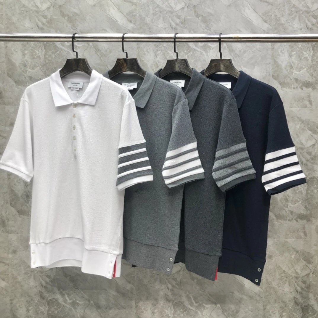 Waffle Collar Short Sleeve Casual Shirt