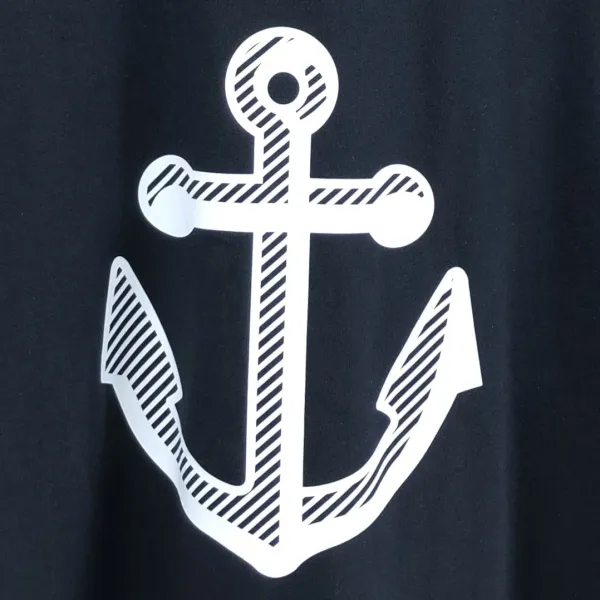 Off-White Anchor Print Black T-Shirt - 28