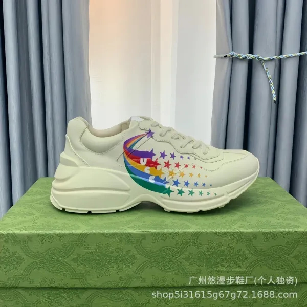 Gucci Rhyton White Chunky Sneakers - 16