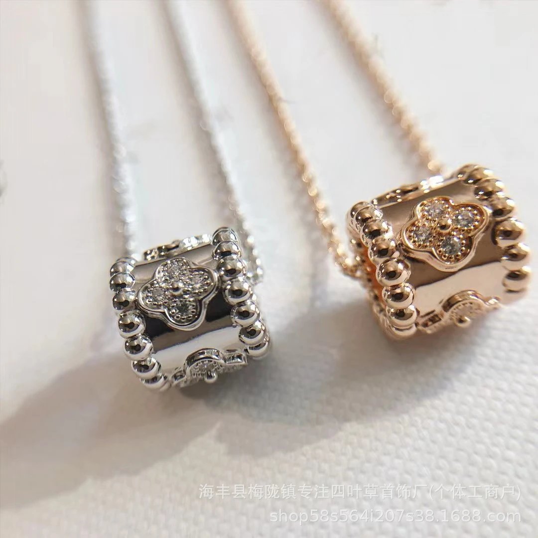 Kaleidoscope Necklace in Rose Gold Tone