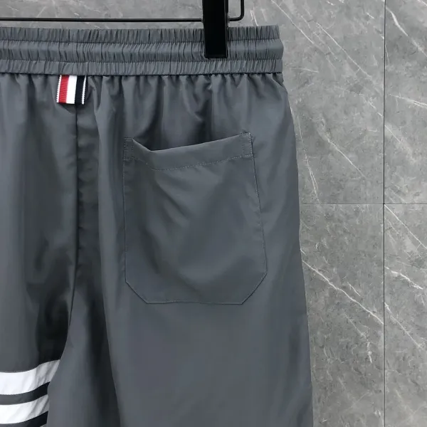 Thom Browne 4-Bar Stripe Nylon Shorts Gray - 17