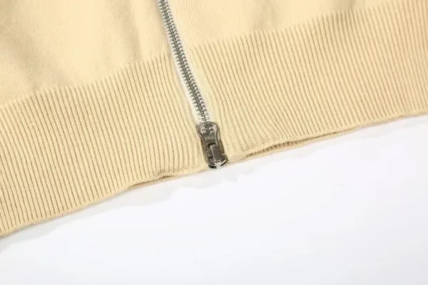 Rest & Recreation Color-Block Knit Zip-Up Jacket Navy and Light Blue - 12