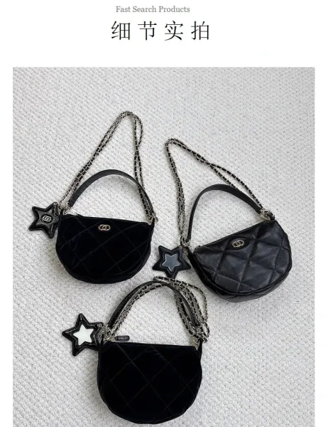 Chanel 22 Mini Quilted Half-Moon Bag Black Shoulder Bag - 11
