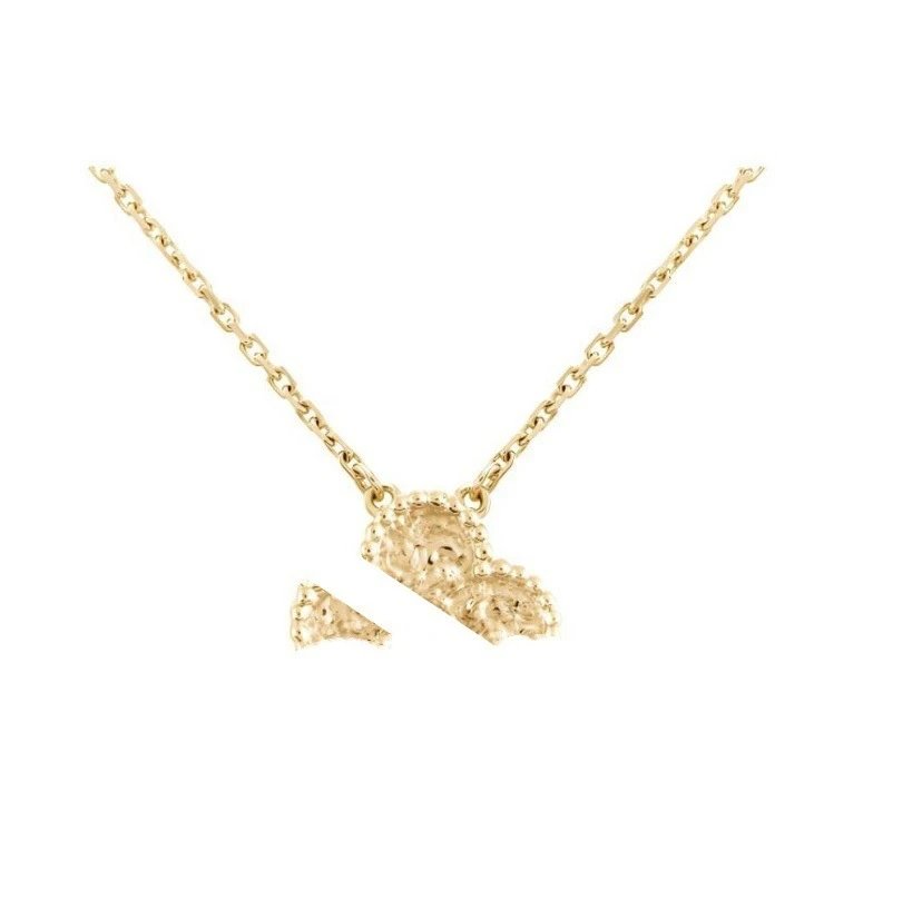 Hot stamping - rose gold - necklace
