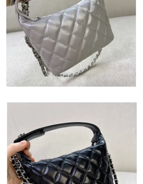 Chanel 22 Bag Black Quilted Leather Shoulder Bag - 15