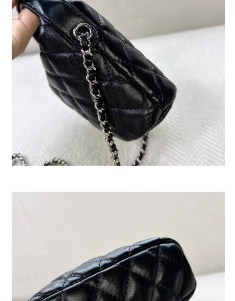 Chanel 22 Bag Black Quilted Leather Shoulder Bag - 19