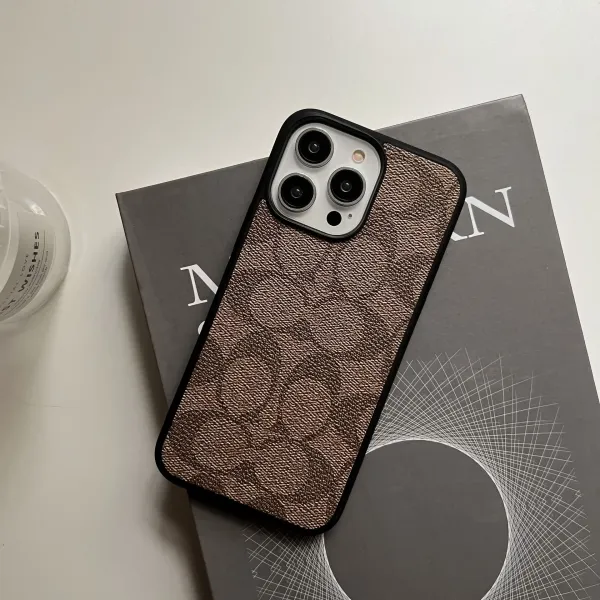 Coach Signature Canvas iPhone Case Beige Phone-Case - 5
