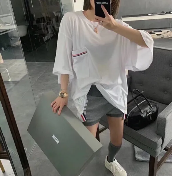 Thom Browne 4-Bar Stripe Waffle Knit Shorts White - 6
