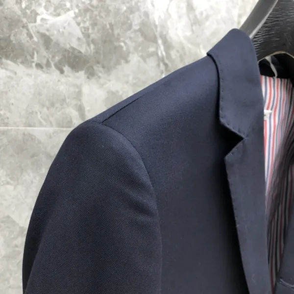 Thom Browne Classic Four-Bar Stripe Navy Blazer - 15