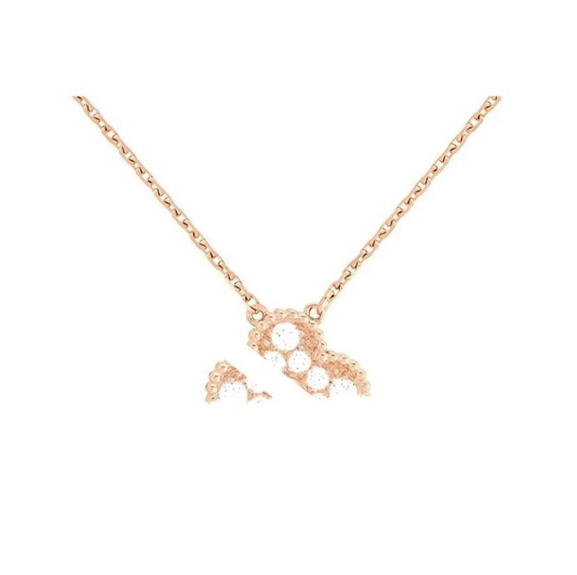 Rose Gold - Full Diamond - Necklace