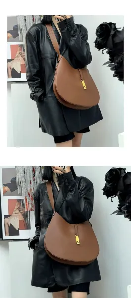 Ralph Lauren Polo Pony Saddle Bag in Cognac Suede - 6
