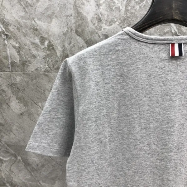 Thom Browne Classic Four-Bar Stripe Pocket T-Shirt Black - 31