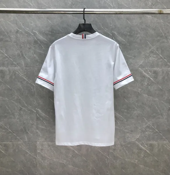 Thom Browne Classic Four-Bar Stripe Navy T-Shirt - 34