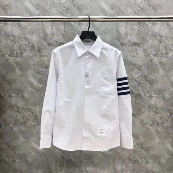 Off-White Industrial Stripe White Cotton Shirt - 5