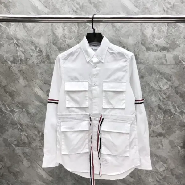 Off-White Industrial Stripe White Cotton Shirt - 20