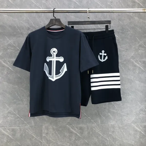 Off-White Anchor Print Black T-Shirt - 14