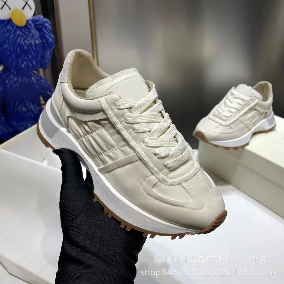 Maison Margiela Tabi Runner Beige Chunky Sneakers
