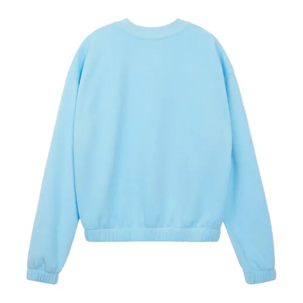 Rest & Recreation Logo Crewneck Sweatshirt Light Blue - 25