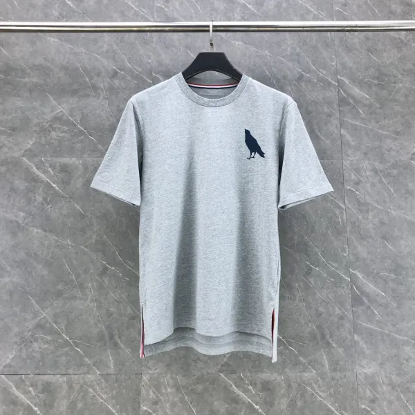 Thom Browne Raven Logo White T-Shirt - 37