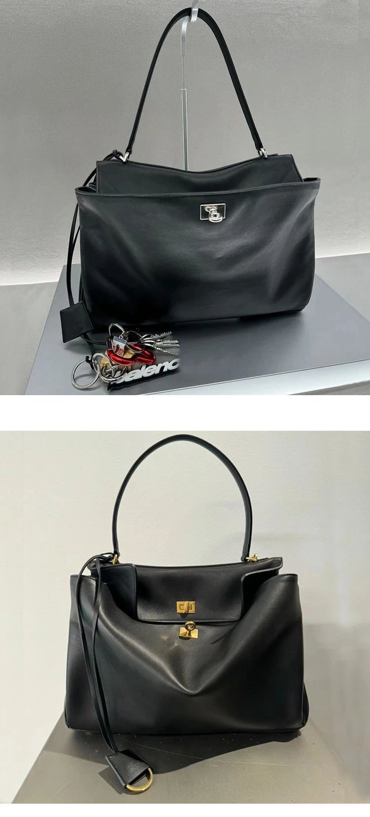 Dior Saddle Bag Black Leather Handbag - 10