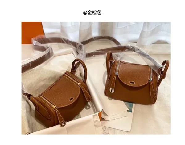 Hermès Lindy Bag Black Togo Leather Shoulder Bag - 46
