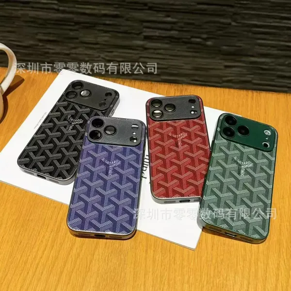 Goyard x Honore Paris Pink Dot-Print Phone Case - 3
