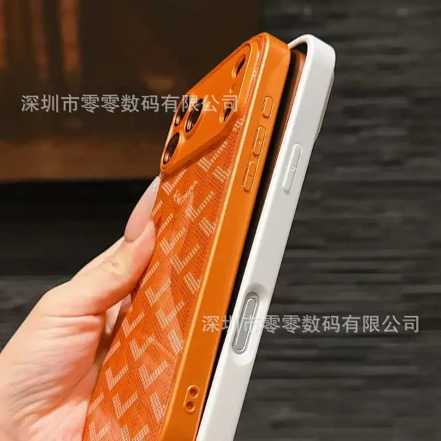 Goyard Phone Cases monogram-pattern case with raised camera protection product detail image 7