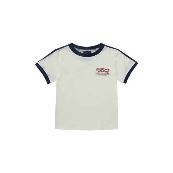 Saint Tears Blood Logo Ringer Tee Red - 16