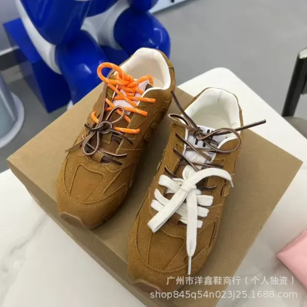 Off-White x New Balance 530 Beige Suede Sneakers - 26