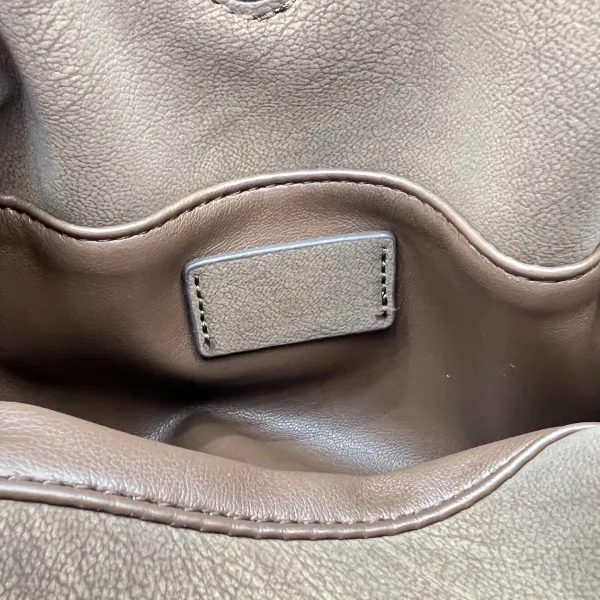 Bottega Veneta The Pouch Taupe Leather Hobo Bag - 13