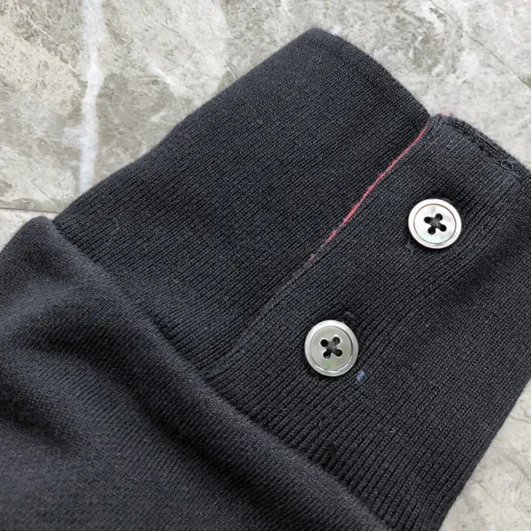 Thom Browne Classic Four-Bar Stripe Gray Sweatshirt - 34