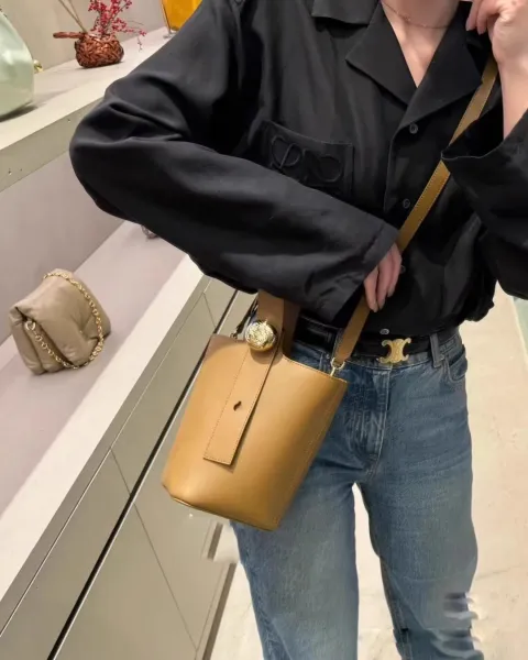 Hermès Picotin Lock 18 Gray Togo Leather Bucket Bag - 9