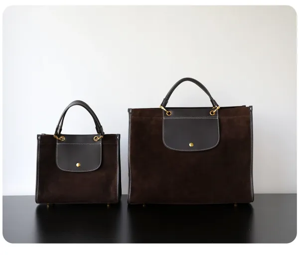 Longchamp Le Pliage Xtra Suede Tote Bag Charcoal Gray Handbag - 22