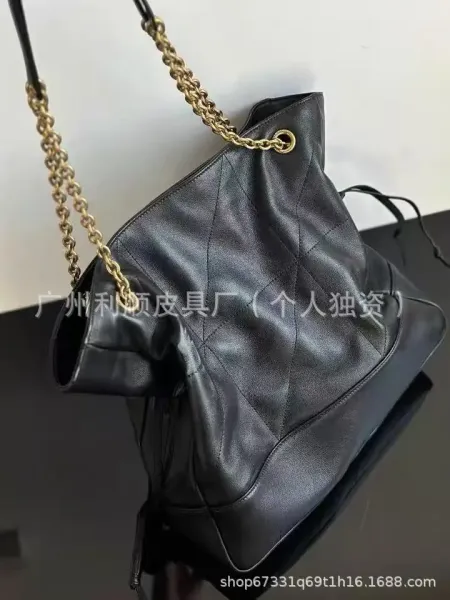 Yves Saint Laurent Loulou Chain Shoulder Bag Black - 5