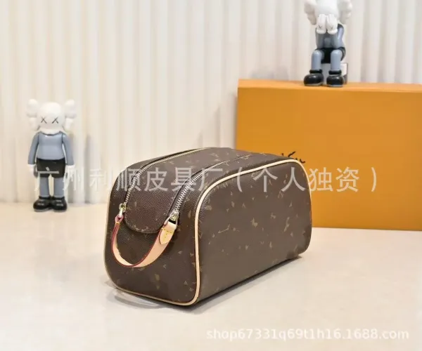 Louis Vuitton Monogram Canvas Toiletry Pouch Brown Bag - 5