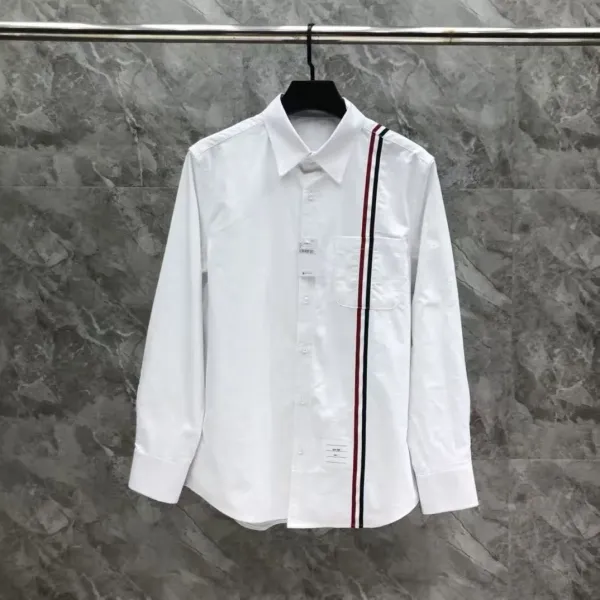 Off-White Industrial Stripe White Cotton Shirt - 9