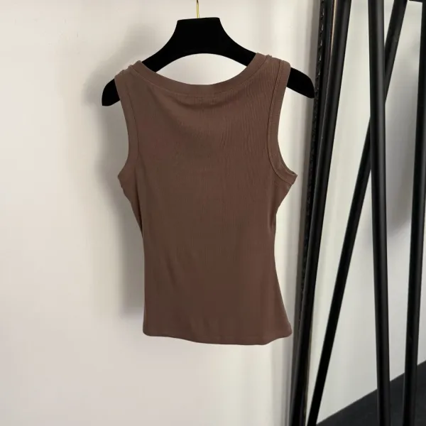 Saint Tears Ribbed Tank Top Burgundy Vest-Top - 9