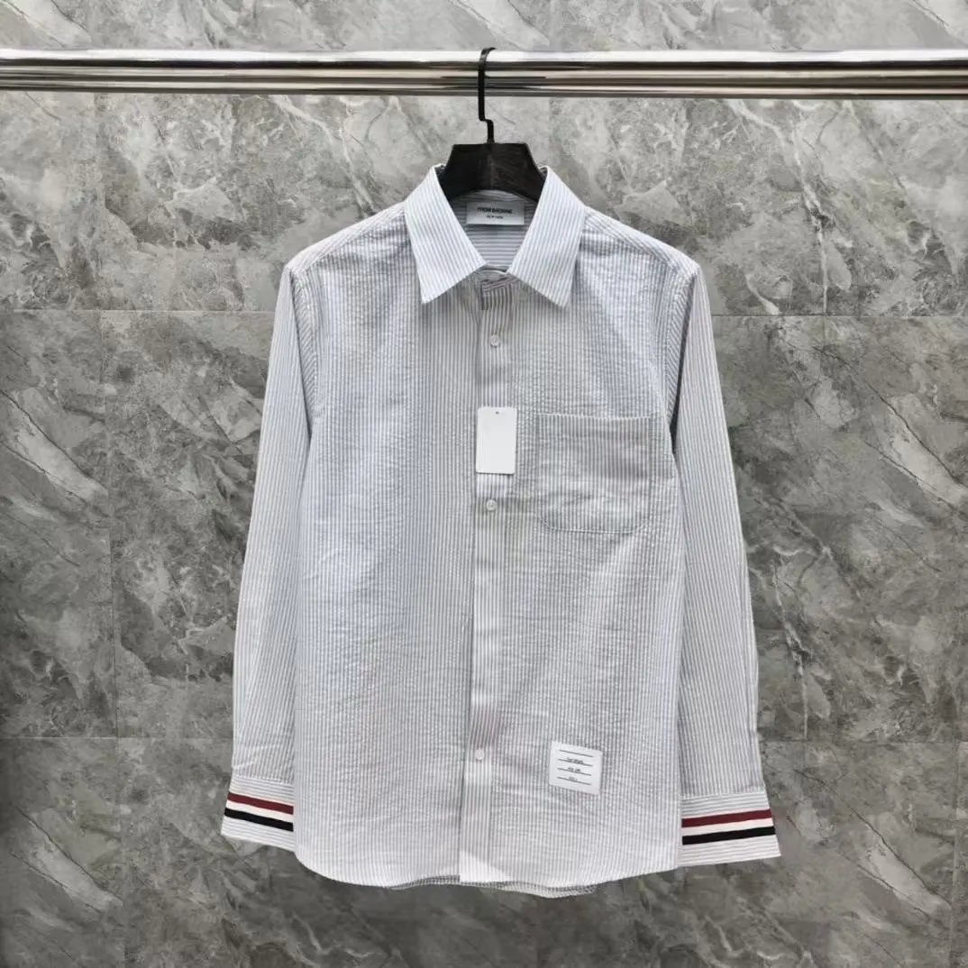 Off-White Industrial Stripe White Cotton Shirt - 36
