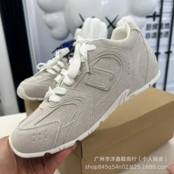 Off-White x New Balance 530 Beige Suede Sneakers - 23
