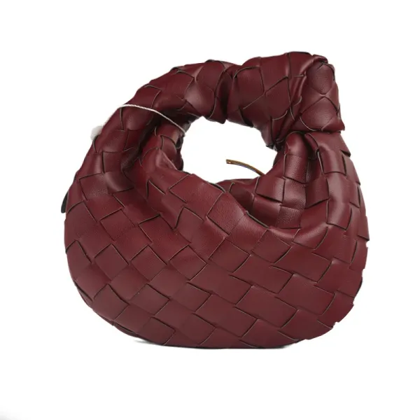 Bottega Veneta The Pouch Black Woven Leather Hobo Bag - 5