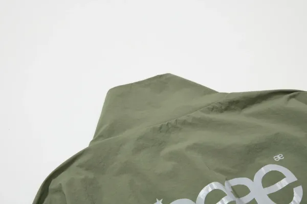aeae Windbreaker Jacket Army Green Outerwear - 37