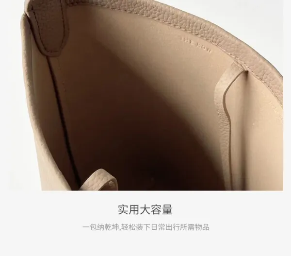 Minimalist Suede Hobo Bag in Cognac - 24